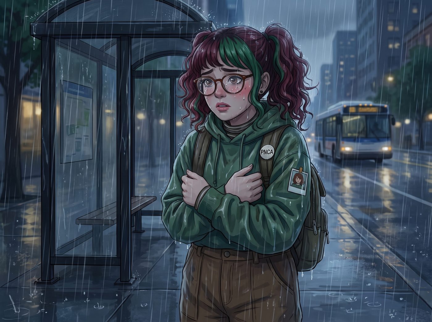 雨夜的秘密(倒敘)
