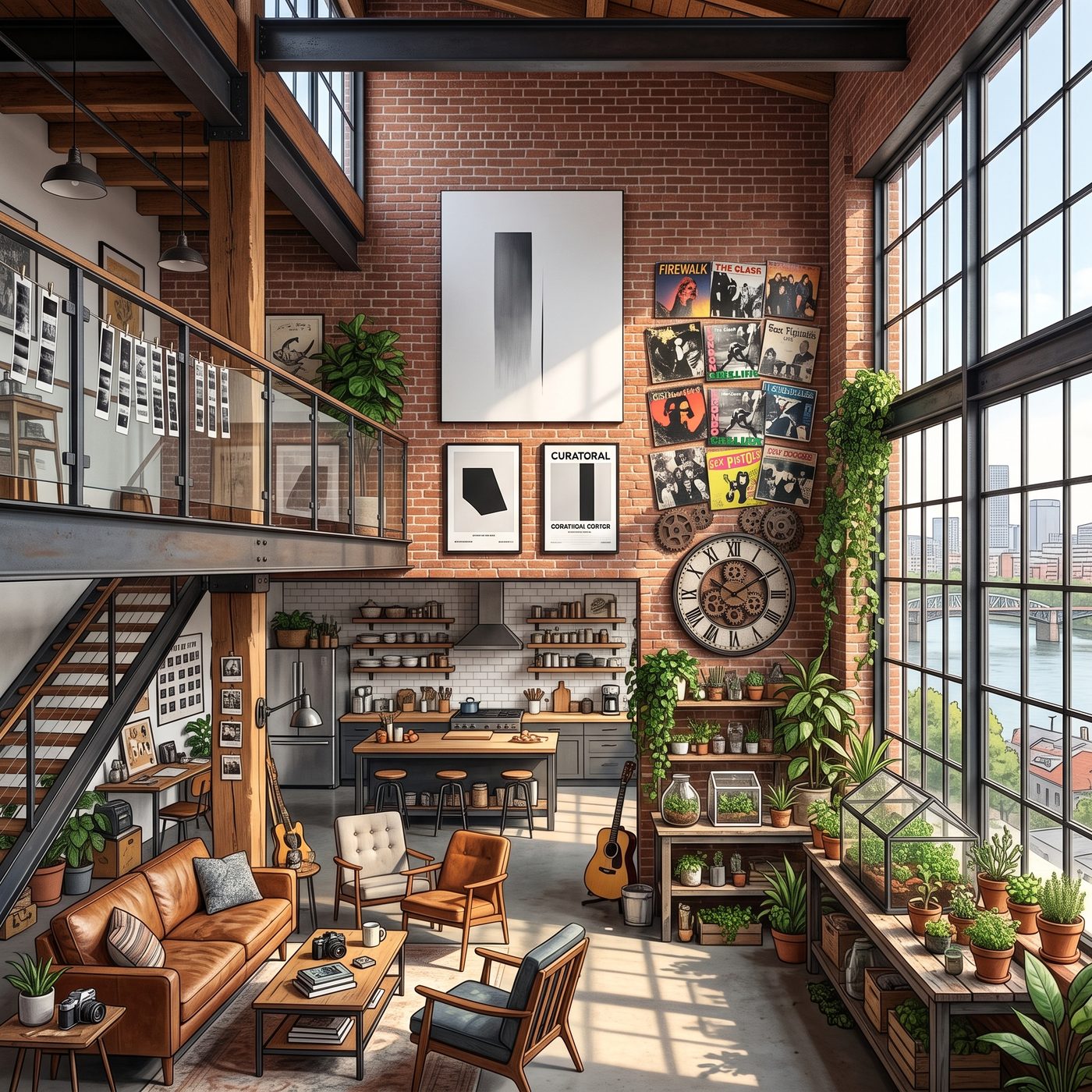 珍珠區的頂層Loft