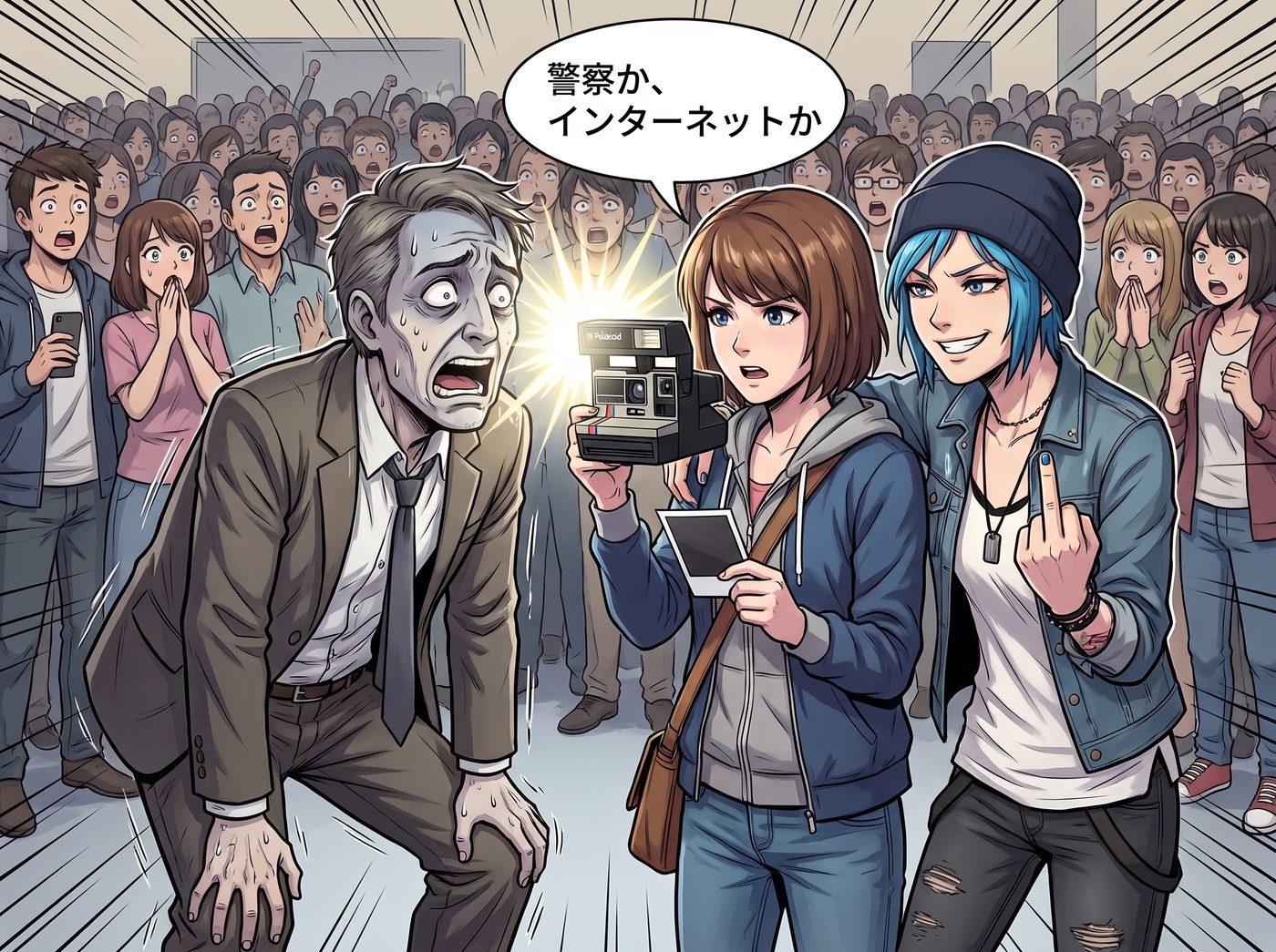 東京街頭的雙重反擊